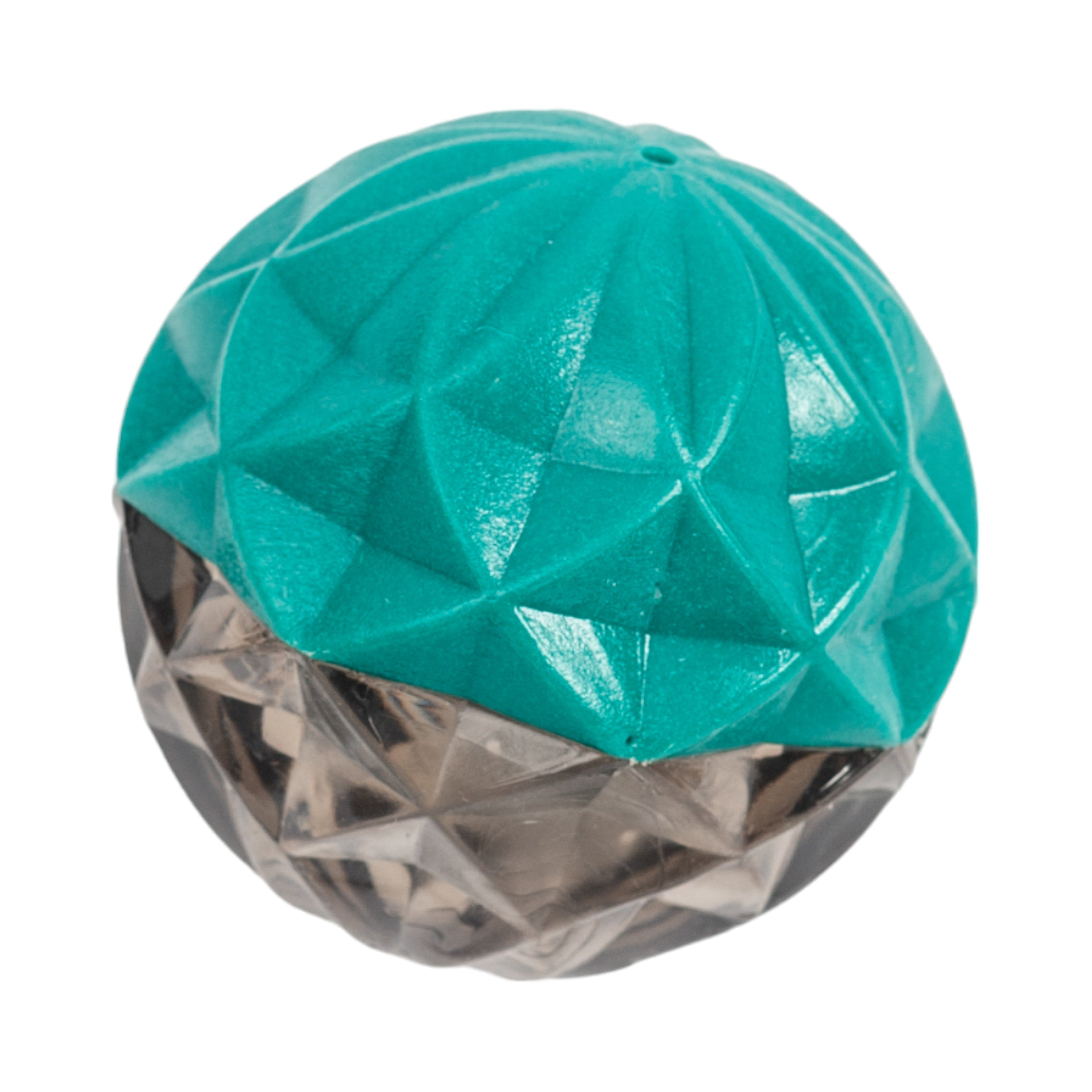 Country Living Geometric Textured Ball Dog Chew Toy, Interactive Rubber Toy for Mental Stimulation – Small by American Pet Supplies