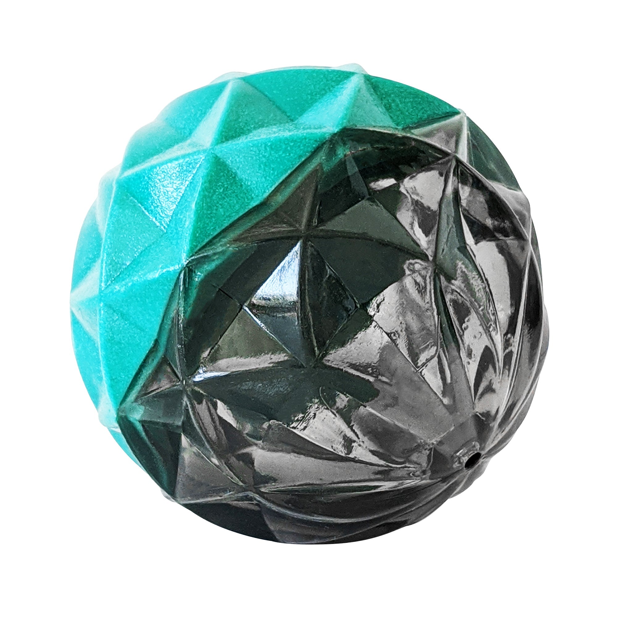 Country Living Geometric Textured Ball Dog Chew Toy, Interactive Rubber Toy for Mental Stimulation – Small by American Pet Supplies
