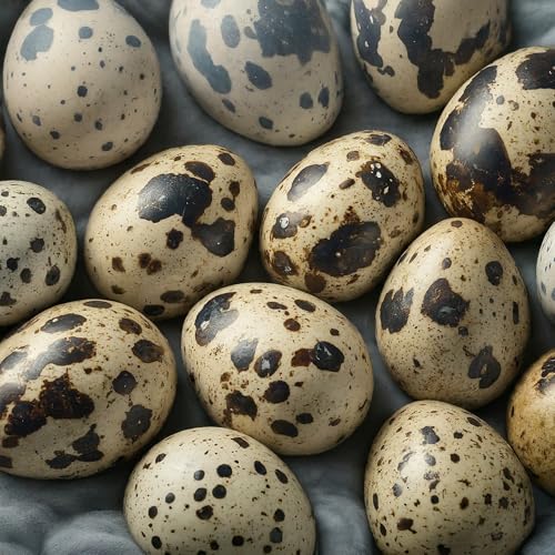 Coturnix Quail Fertile Hatching Eggs, 12 Count, Carefully Sourced and Selected for Quality, Ideal for Incubation and Sustainable Egg Hatching from Family Farms and Hatcheries picked daily fresh by Quailz.com by Undique LLC