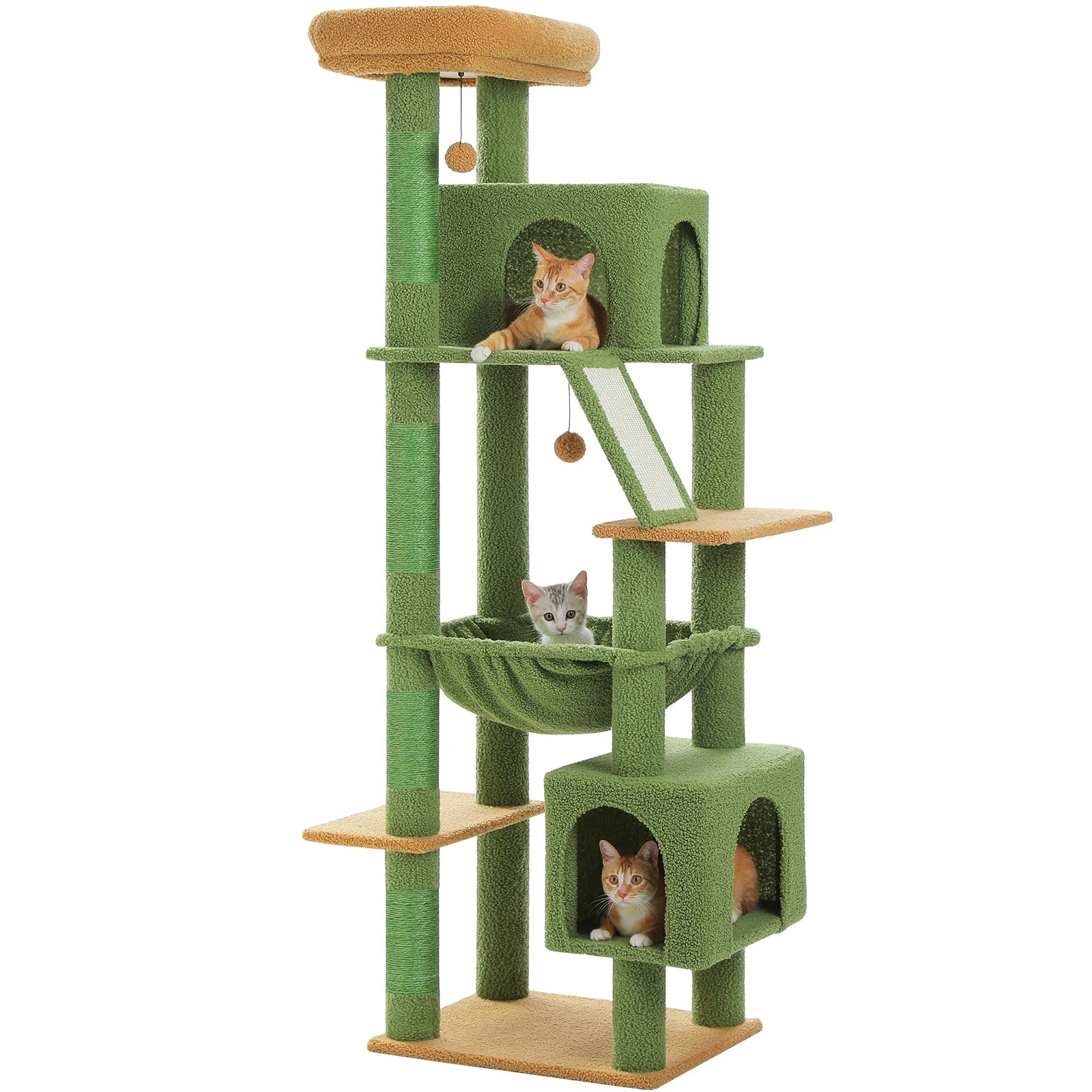 Cat Tree for Large Cats, 71" Tall
