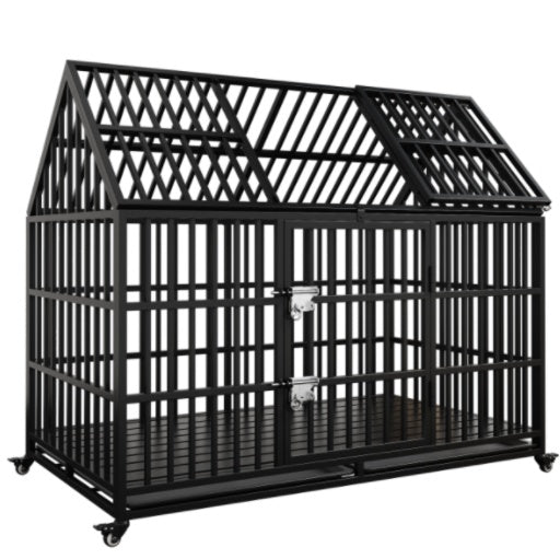 54 inch Heavy Duty Dog Crate for Large Dogs by VetsPetStore