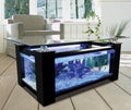 WARRANTY INCLUDED! 45 gallon GLASS rectangle table aquarium fish tank full setup by Northeast Aquariums LLC