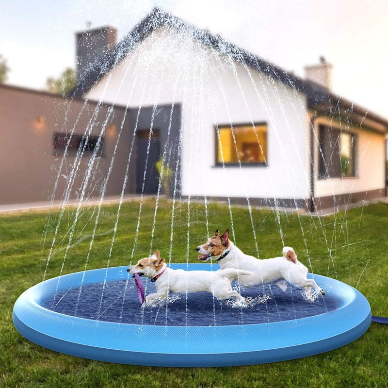 Pet Dog Sprinkler Pad Play Cooling Mat by Furr Baby Gifts