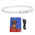 USB Rechargeable LED Dog Collar Multi Color by Amazing Pet Bargains
