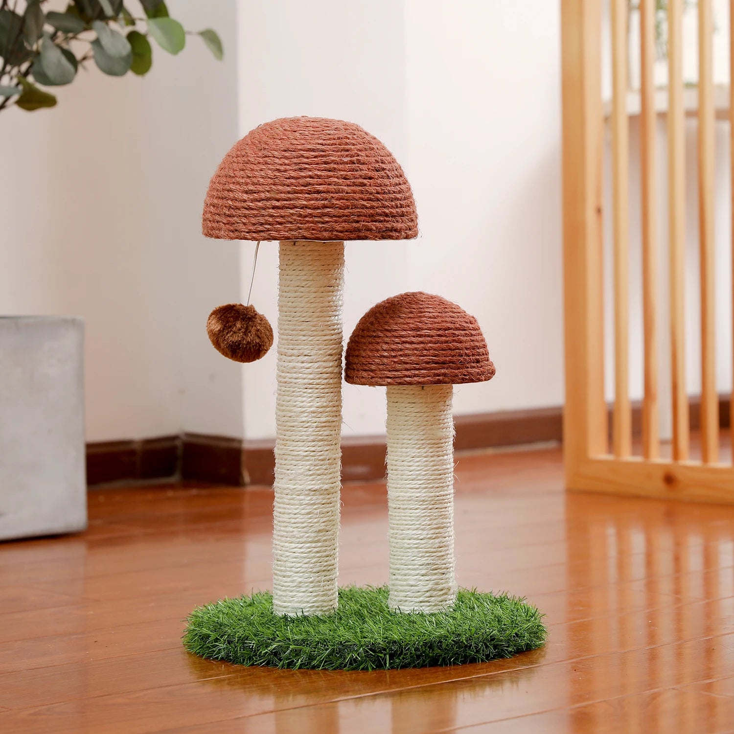 Natural Sisal Interactive Toys Solid Woods by Love My Pet