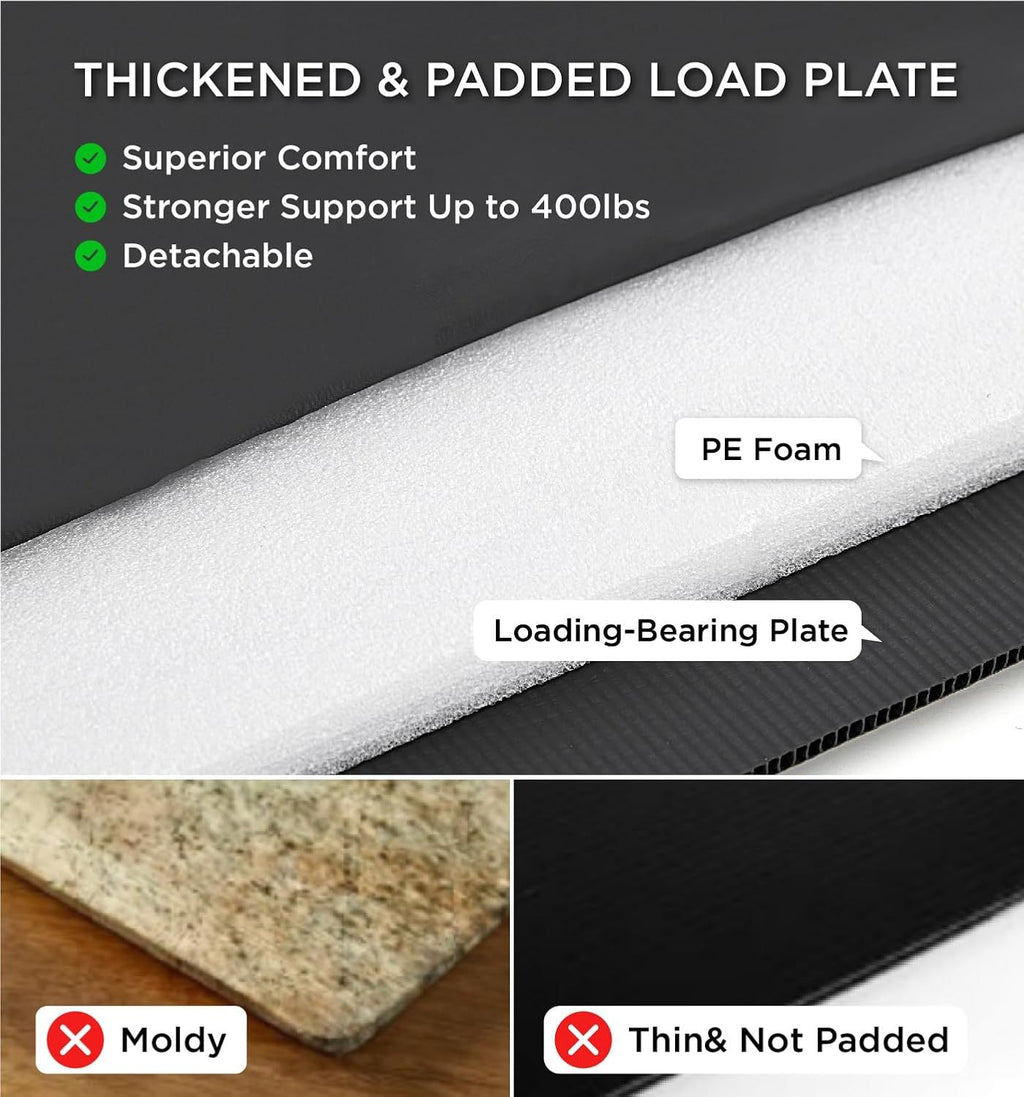 Car Back Seat Cover Can Bear 400 Pounds Waterproof And Non-slip by VetsPetStore