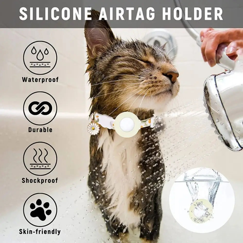 Colorful Anti-lost Protective Collar Holder for Airtags by Love My Pet
