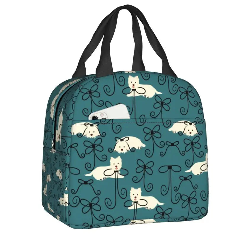 West Highland White Terrier Dog Thermal Insulated Lunch Bag by Love My Pet