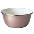 Deep Dog Bowl with Paw Print Design – Stainless Steel Bowl, Ideal for Small, Medium to Large Dogs – Rose Gold by American Pet Supplies
