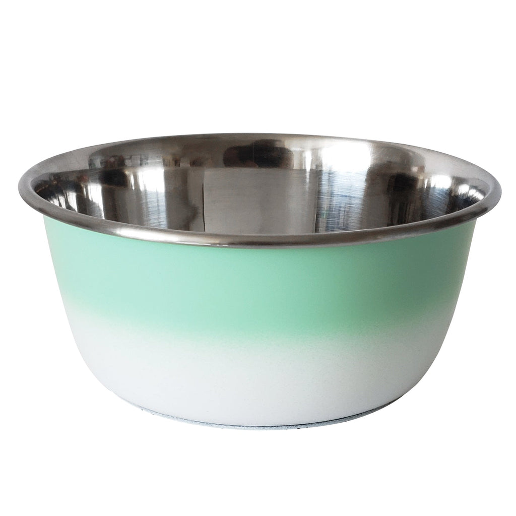 Deep Dog Bowl – Stainless Steel Bowl, Ideal for Small, Medium & Large Dogs – Mint Green by American Pet Supplies