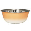 Deep Dog Bowl – Stainless Steel Bowl, Ideal for Small, Medium & Large Dogs – Peach Coral by American Pet Supplies