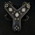The "Aztec" BLACK harness by Bestia Dog Gear