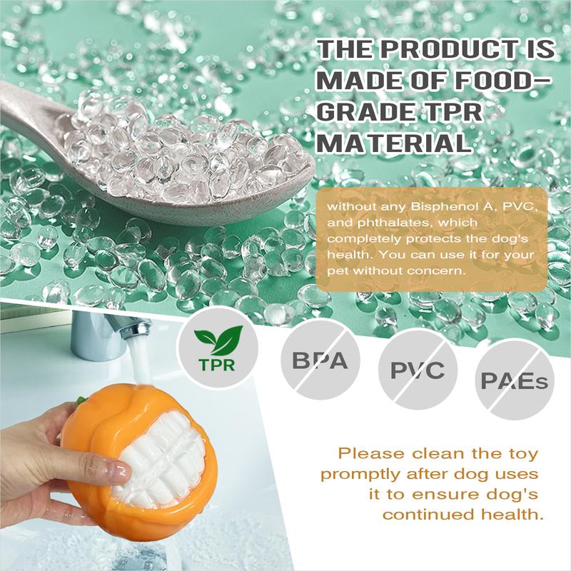 Squeak Chew Toys Tough Ball for Medium Large Dogs by Amazing Pet Bargains