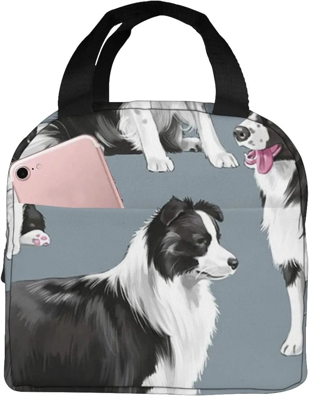 Border Collie Insulated Lunch Bag Many Designs by Love My Pet
