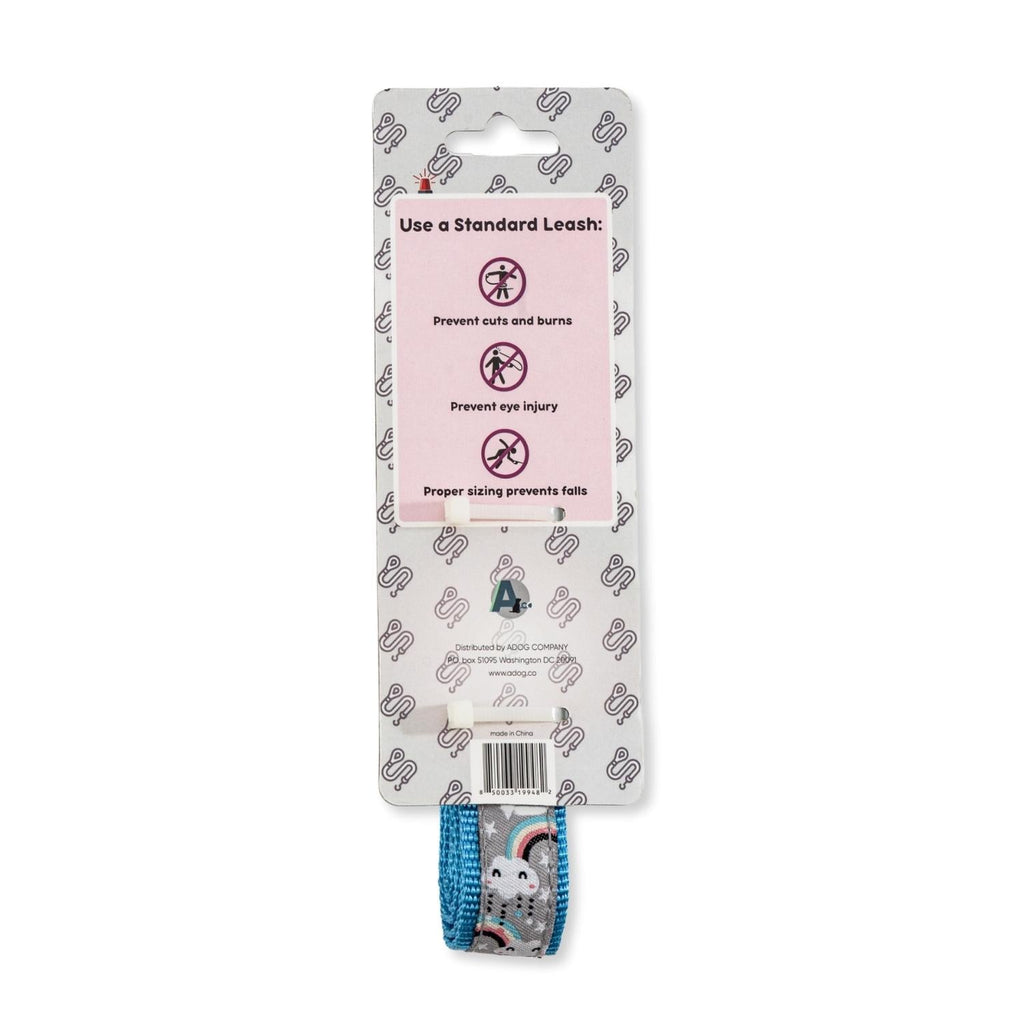 Nylon Dog Collar with Embroidered Rainbow Design, Secure & Adjustable Fit, Comfortable Wear by American Pet Supplies