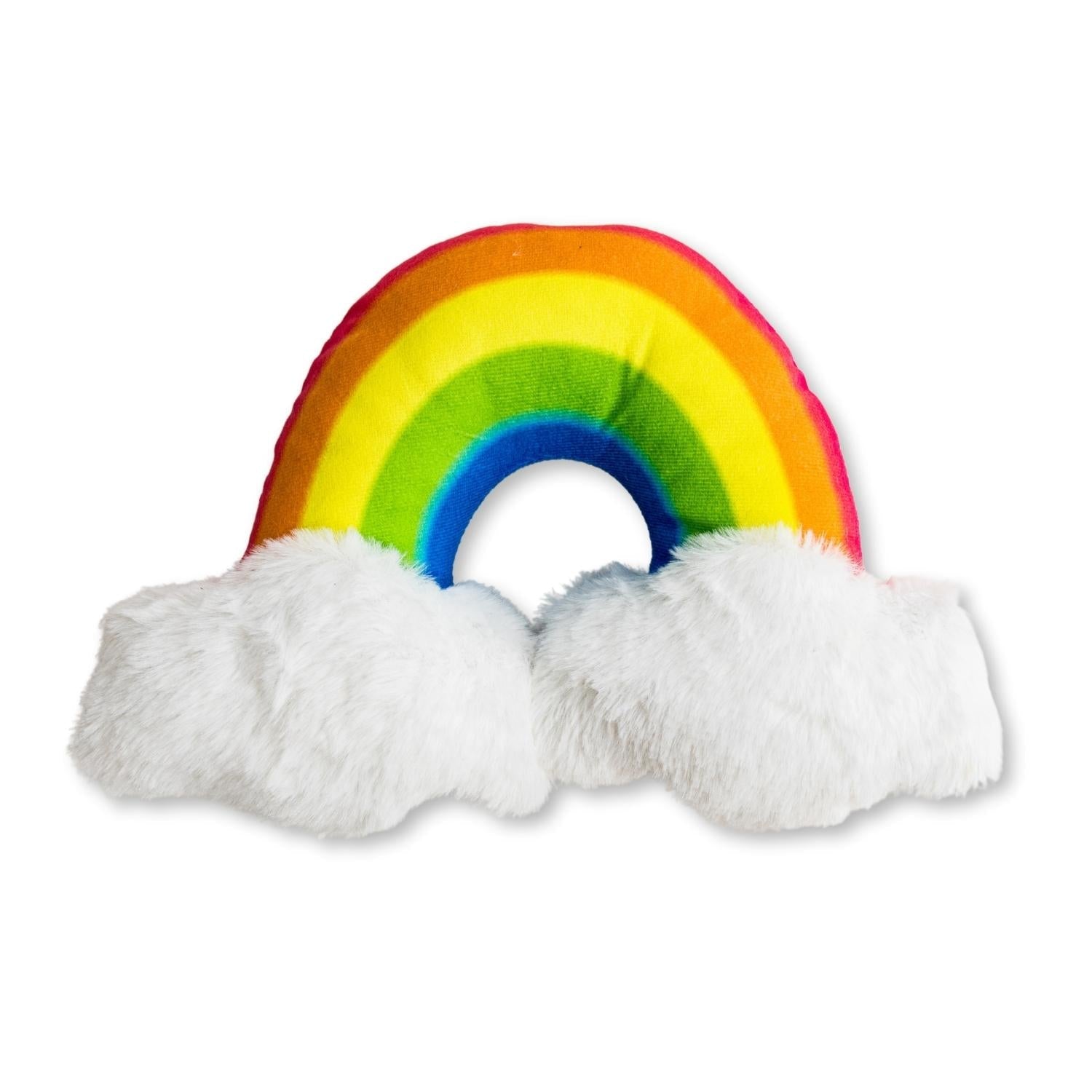 Enchanted Rainbow Magical with Squeaker & Crinkle Paper Plush Dog Toy by American Pet Supplies