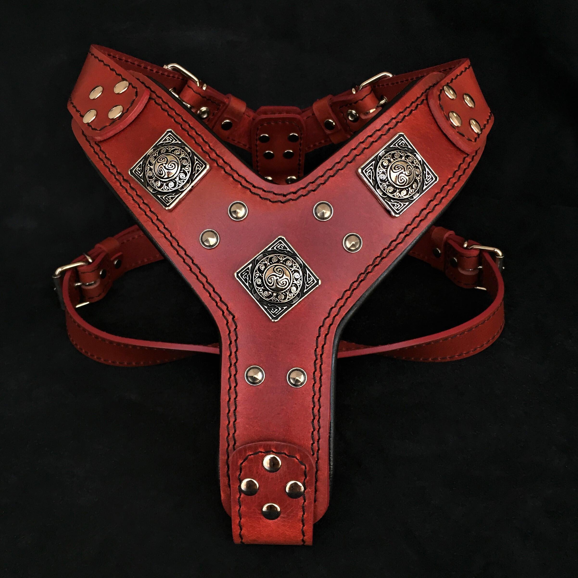 The "Eros" harness RED by Bestia Dog Gear