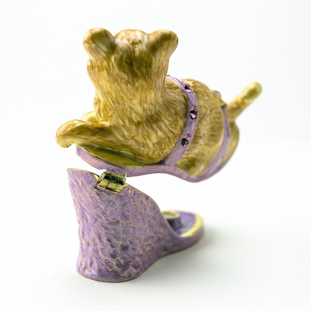 Cat sitting on an Evening Shoe by Furr Baby Gifts