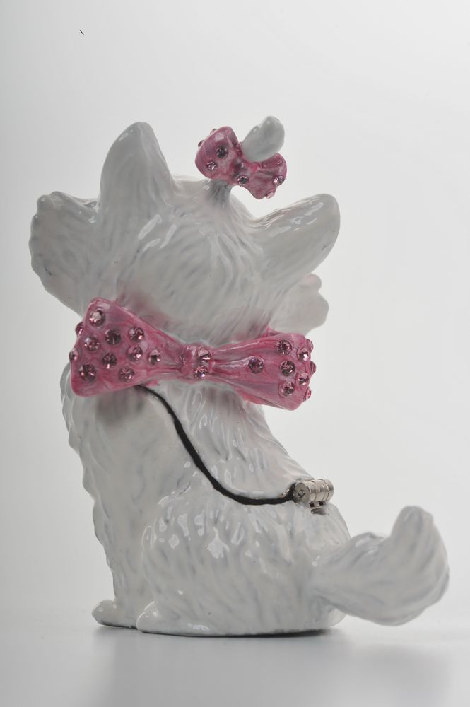White and Pink Cat by Furr Baby Gifts