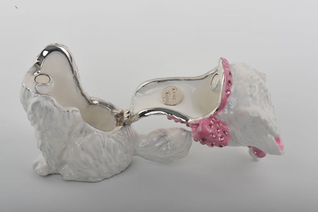 White and Pink Cat by Furr Baby Gifts