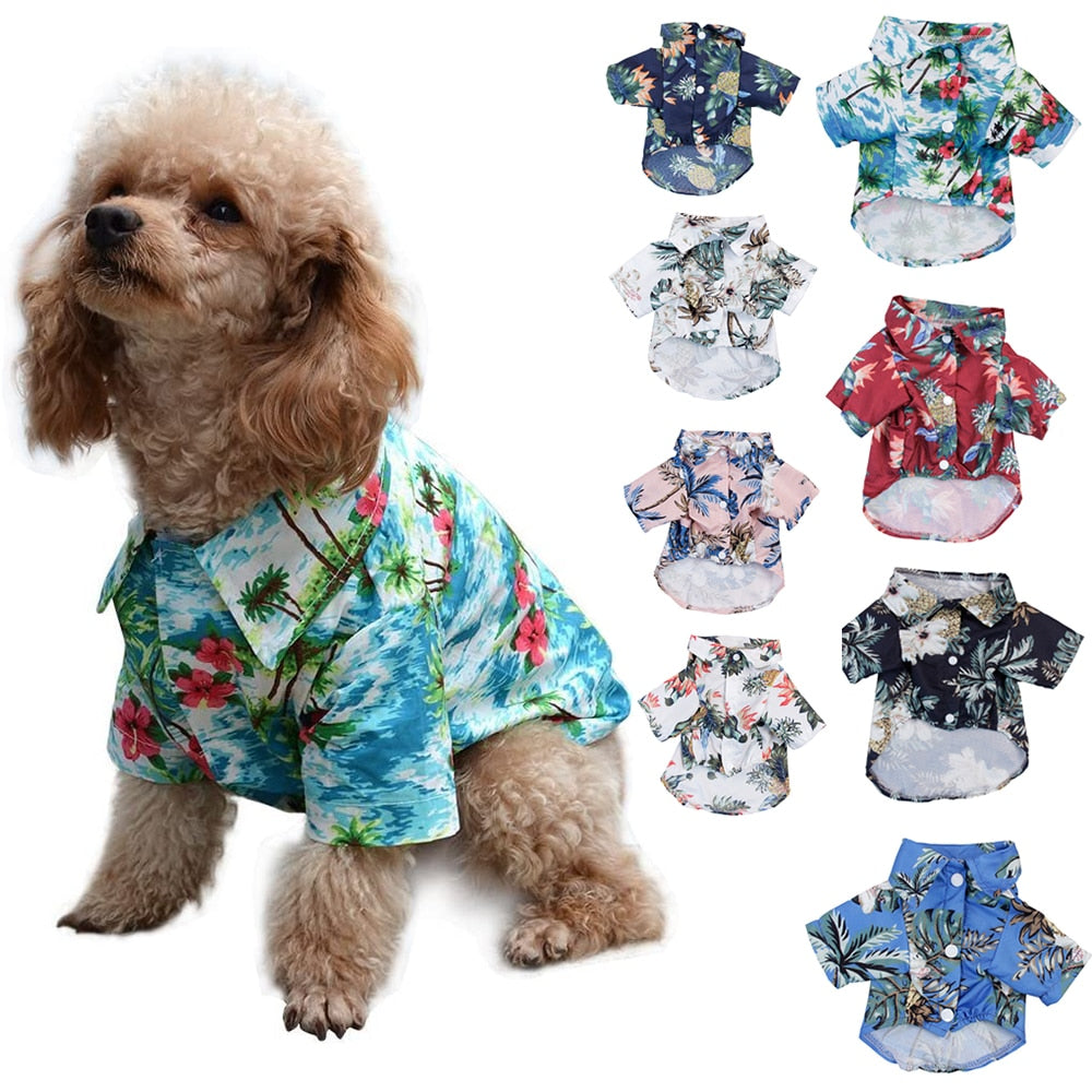 Hawaiian Pet Shirts by Furr Baby Gifts
