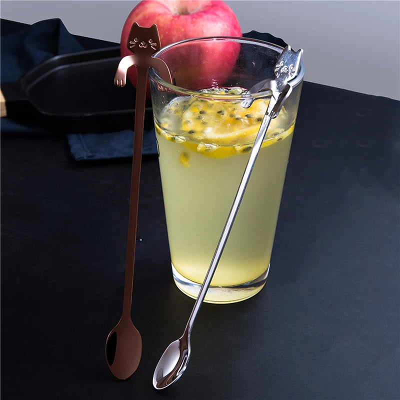 Stainless Steel Cat Coffee Spoon by Love My Pet