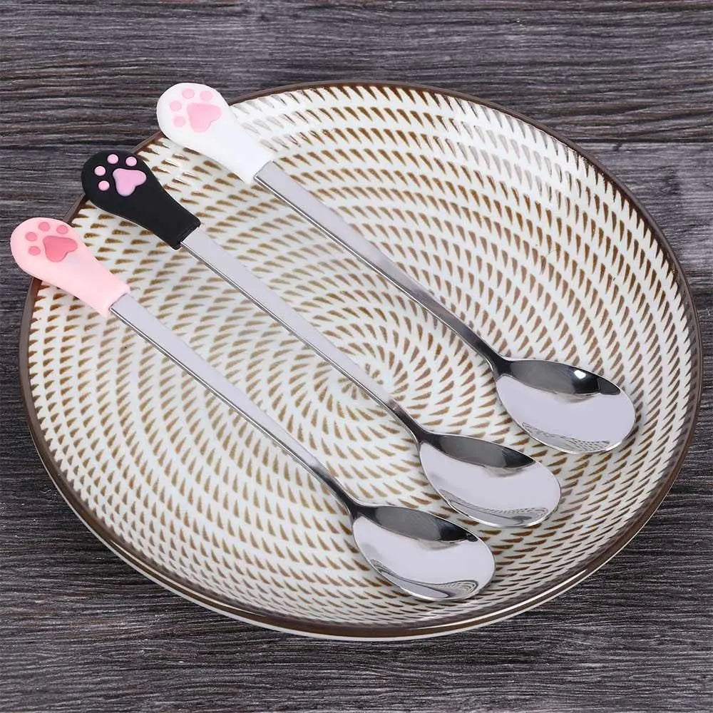 Stainless Steel Cat Paw Spoons by Love My Pet