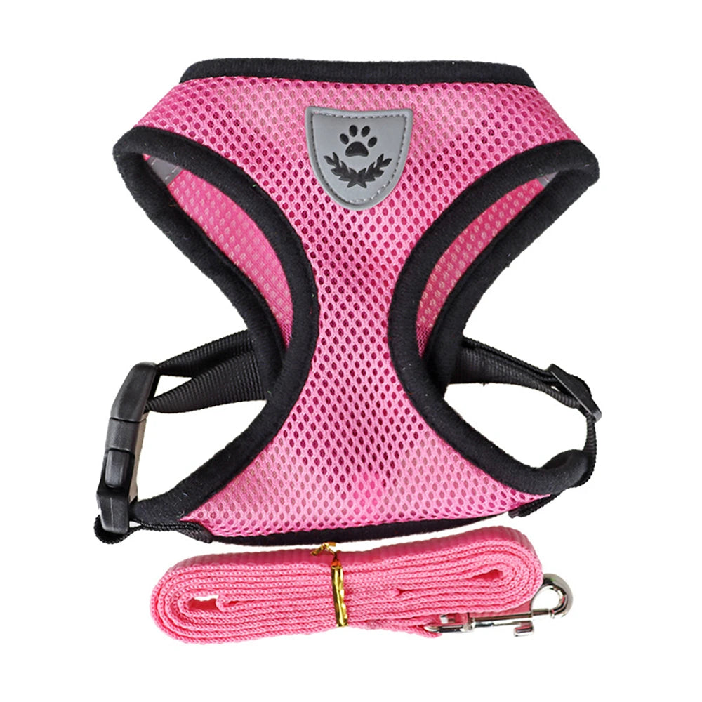 Pet Harness Adjustable Breathable Harnesses, Reflective by Love My Pet