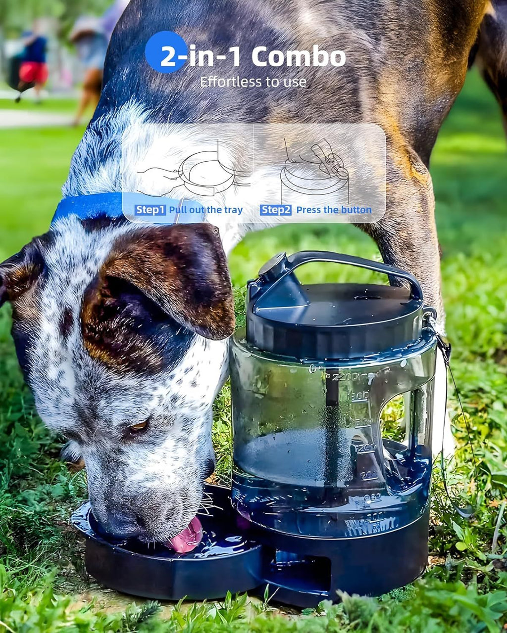 Portable Pull-out Water Bowl For Dogs, Large Capacity by VetsPetStore