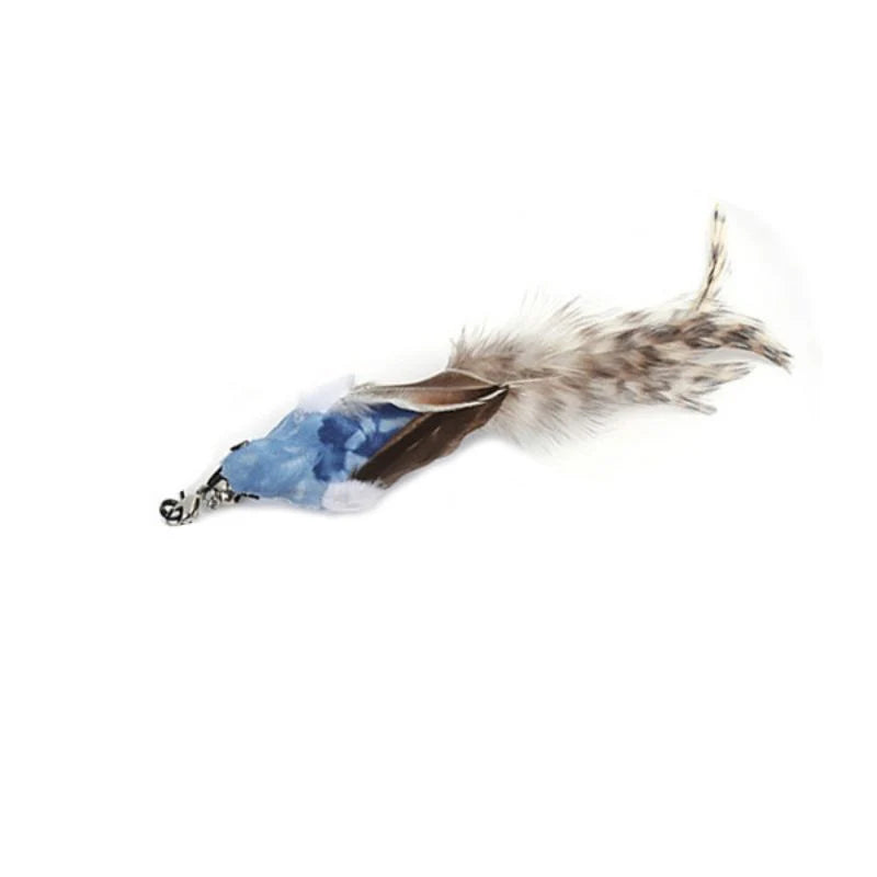 Interactive Cat Toy Feather Bird with Multiple Options by Love My Pet