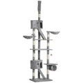94.5 Inch Height Adjustable Cat Climbing Tower, Hammock by VetsPetStore