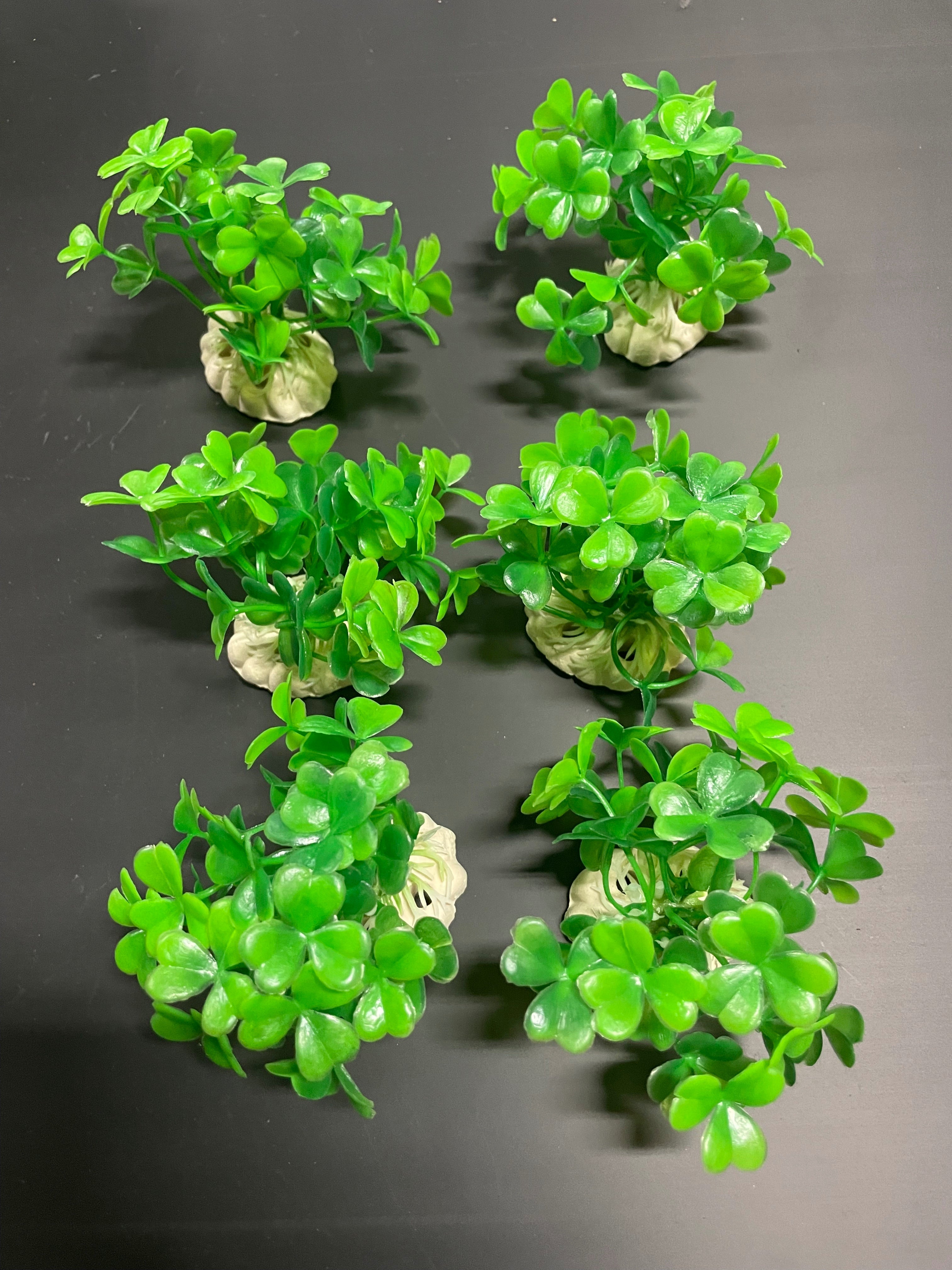 PREMIUM Small Artificial Aquarium Plants - Set of 6 - Aquatics Safe by Northeast Aquariums LLC