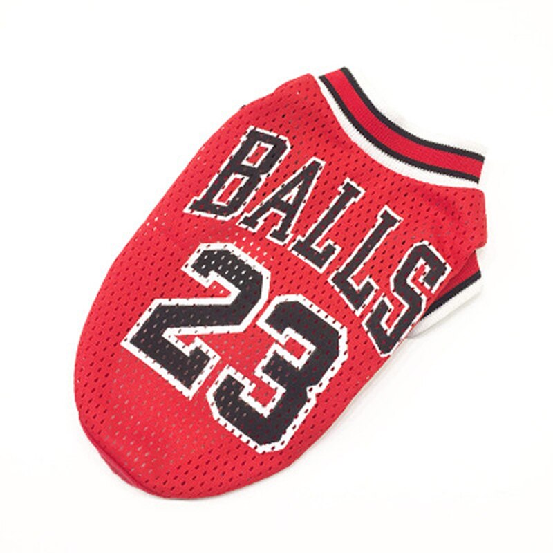 Mesh Basketball Uniform Jersey for Dog Cat Pet by Furr Baby Gifts