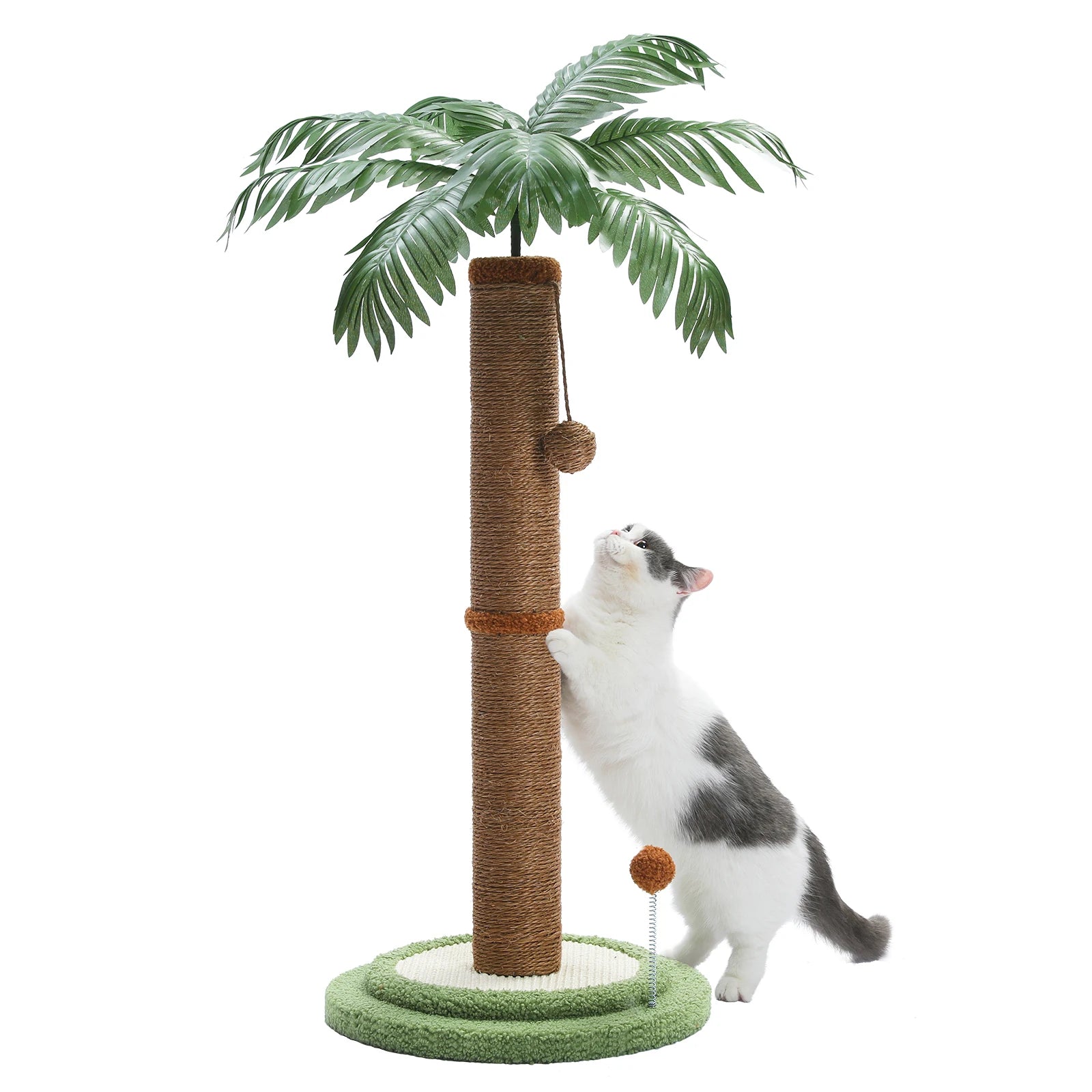 Cat Scratching Post with Interactive Balls Palm Tree by Love My Pet