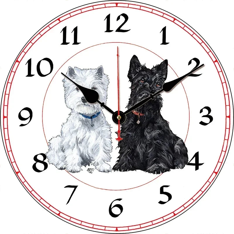 Pet Cat Wall Clock Multiple Designs