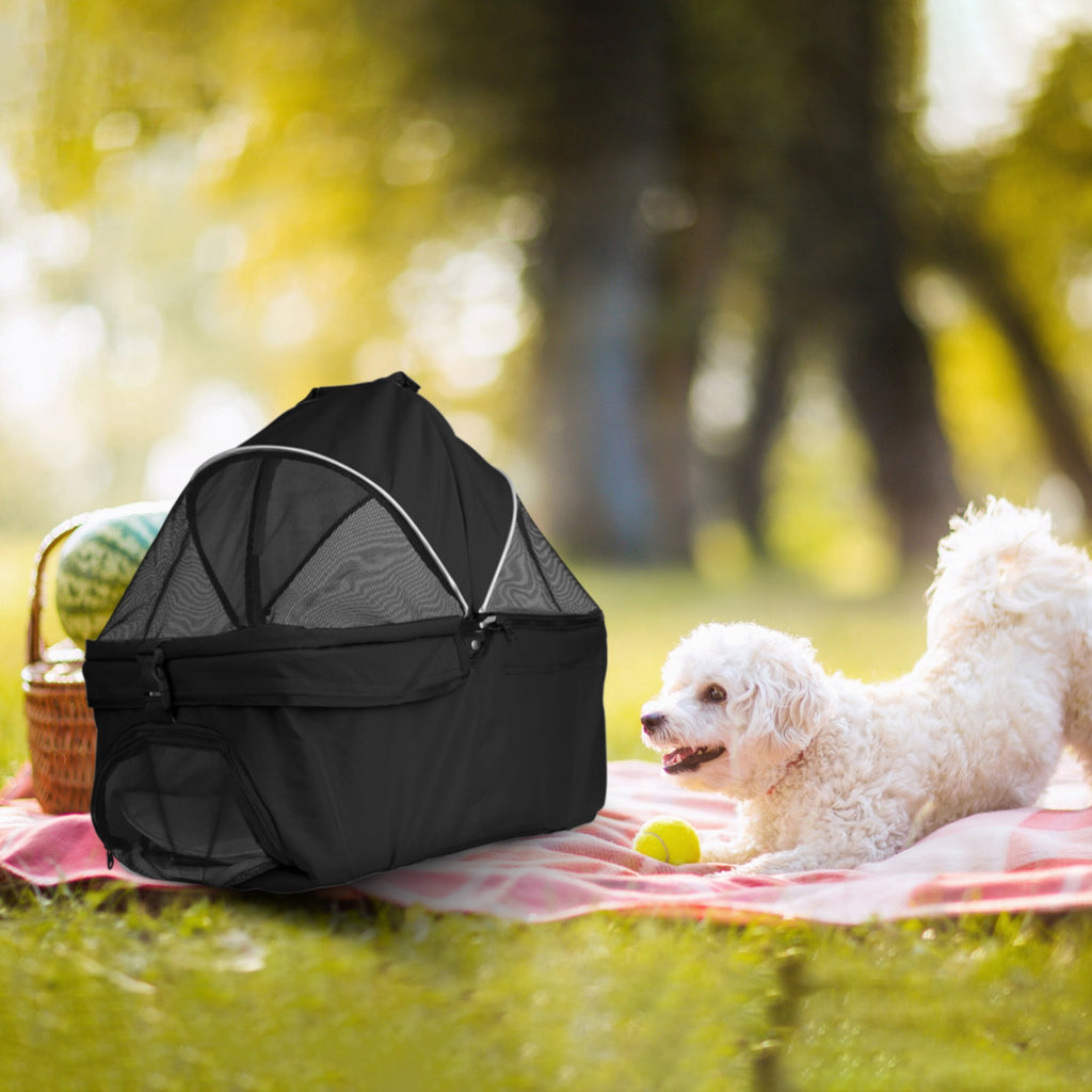 Pet Stroller Foldable Carrier by VetsPetStore