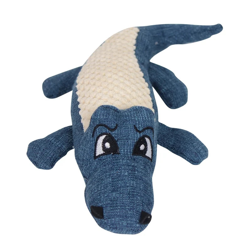 Pet Chew Toys Plush Crocodile Shape by Love My Pet