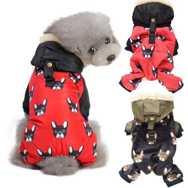 Waterproof Hooded Dog Jacket