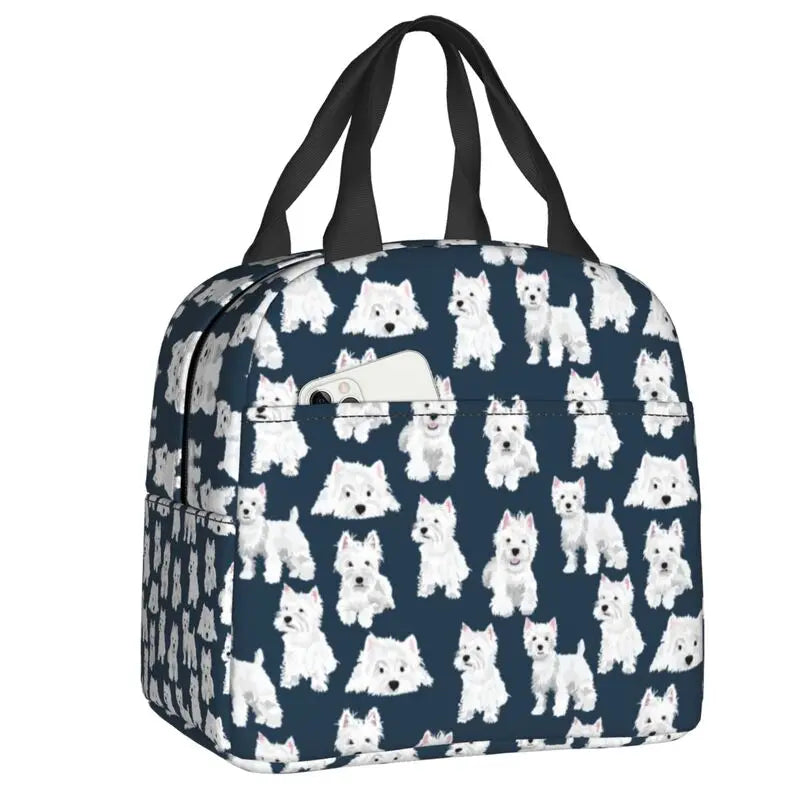 West Highland White Terrier Dog Thermal Insulated Lunch Bag by Love My Pet