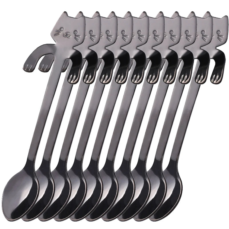 Stainless Steel Cat Coffee Spoon by Love My Pet