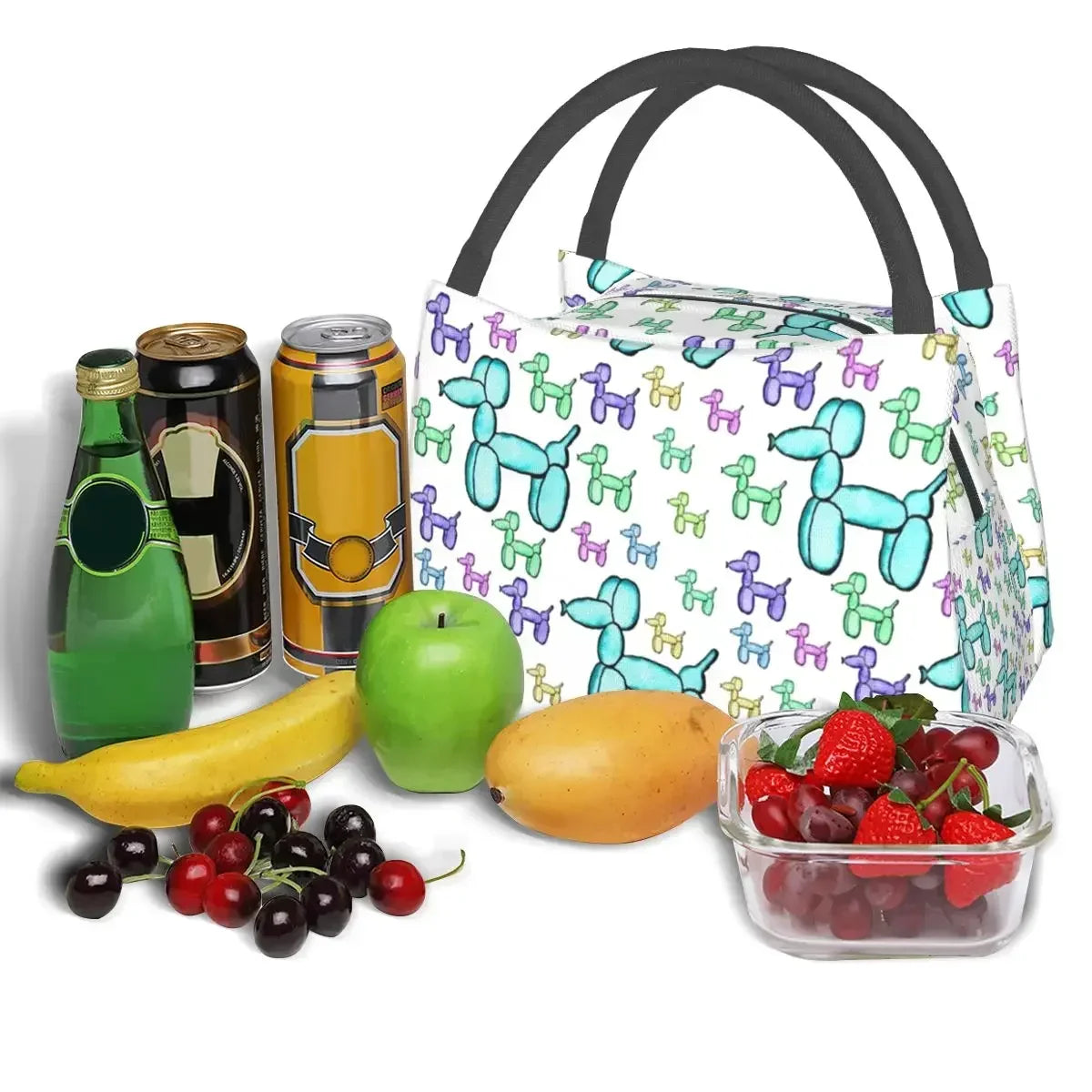 Colorful Dog Lunch Cooler Bag , variety by Love My Pet