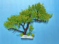 Artificial Aquarium Plant for Fish Tanks, TREE DECOR 16" aquarium plastic plant by Northeast Aquariums LLC