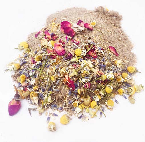 Pick Me Up Floral Dust Bath With Herbs - For Pet Chickens & Other Poultry by Dahlia Pets