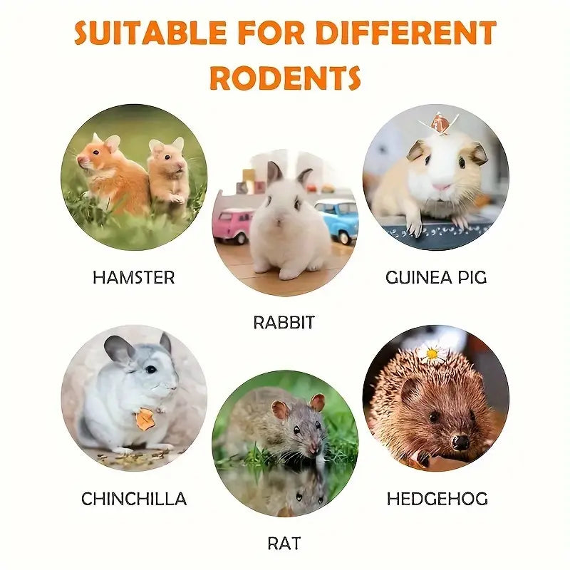Natural Timothy Hay and Flowers Teething Toys: Suitable For Hamsters, Rabbits, Mice And Other Small Animals by Dahlia Pets