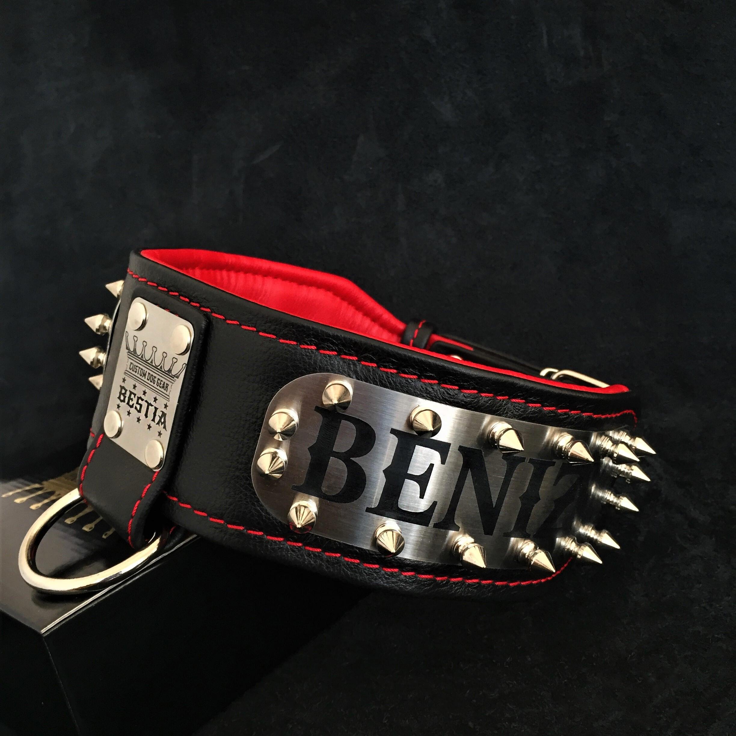 The "Kennel" collar- personalized! by Bestia Dog Gear