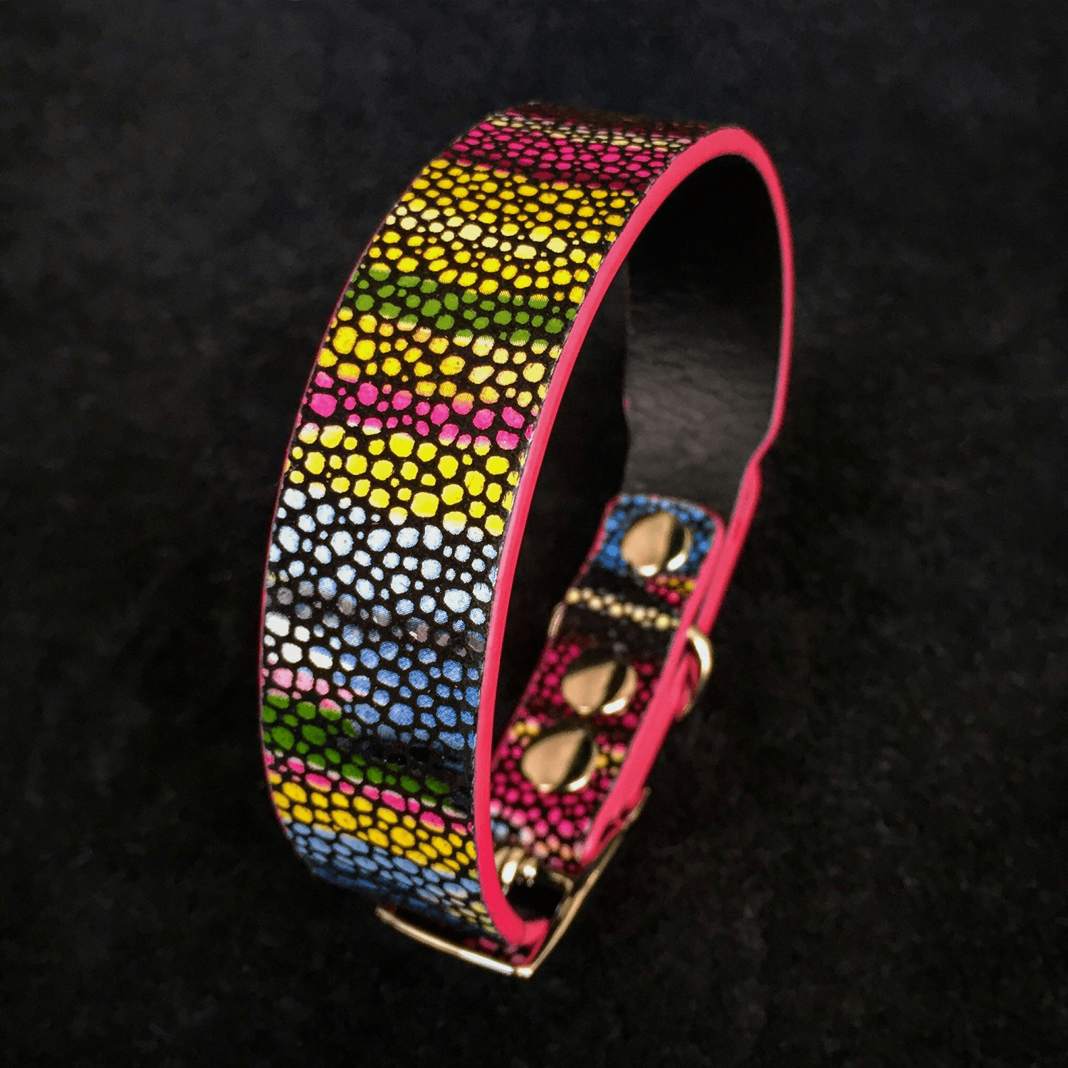 The "Moby" puppy collar by Bestia Dog Gear