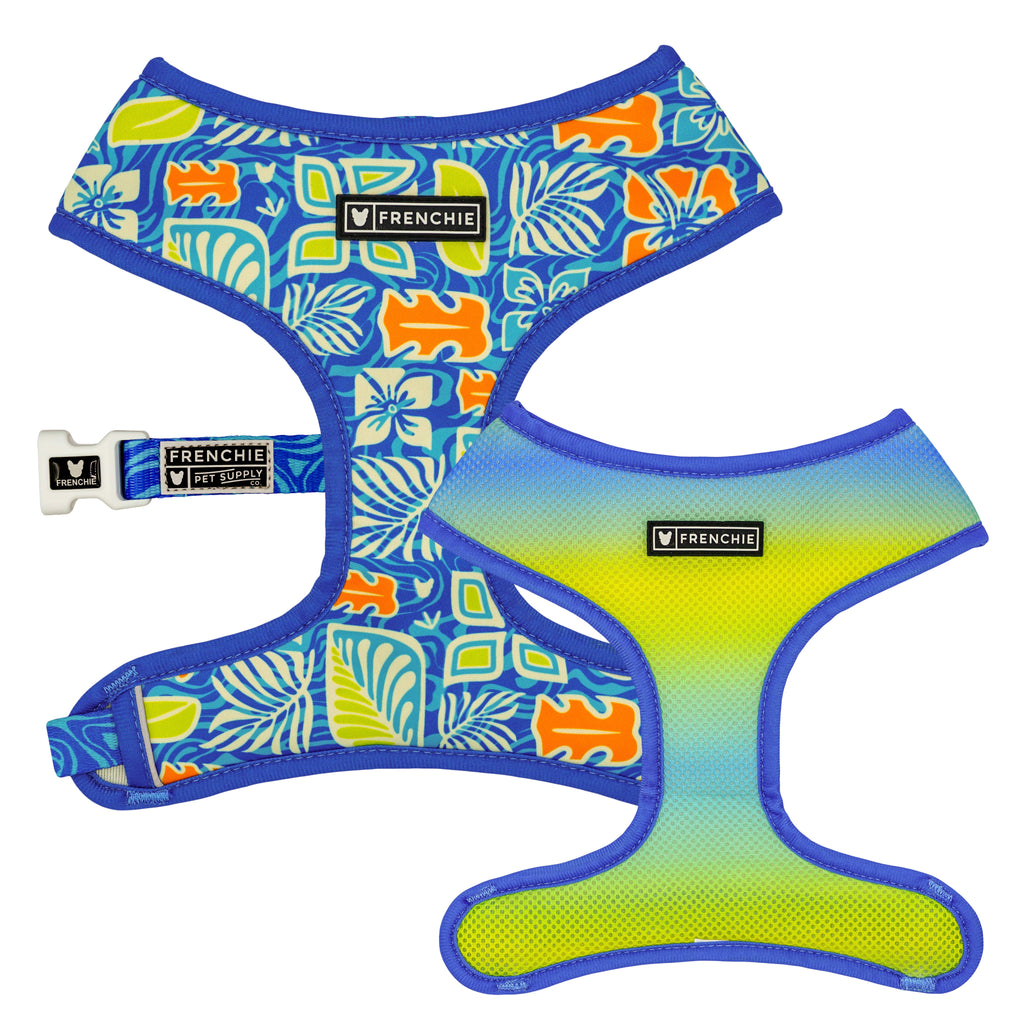 Frenchie Duo Reversible Harness - Waikiki by Frenchie Bulldog