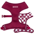 Frenchie Duo Reversible Harness - Solid Ruby by Frenchie Bulldog