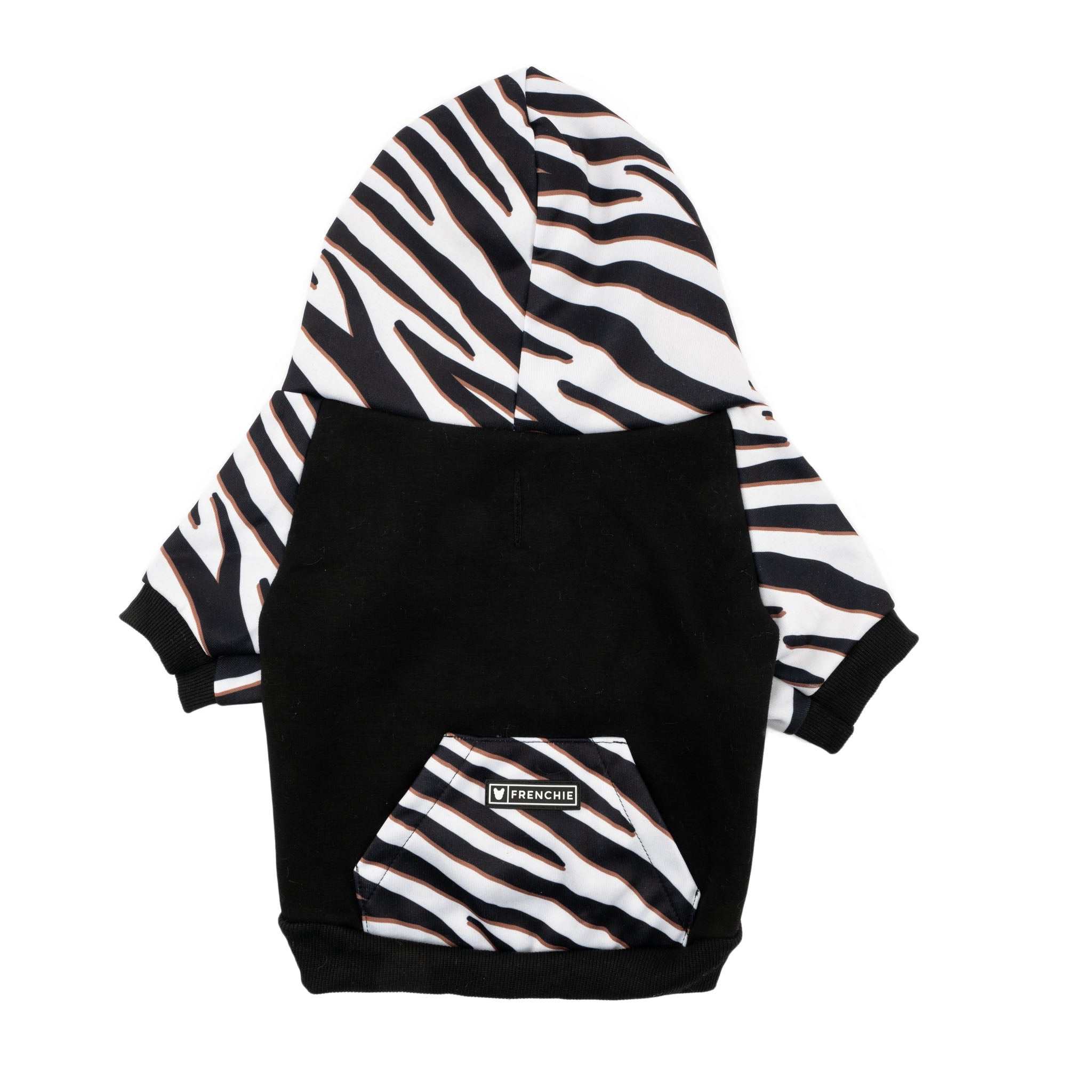 Frenchie Dog Hoodie - Zebra by Frenchie Bulldog
