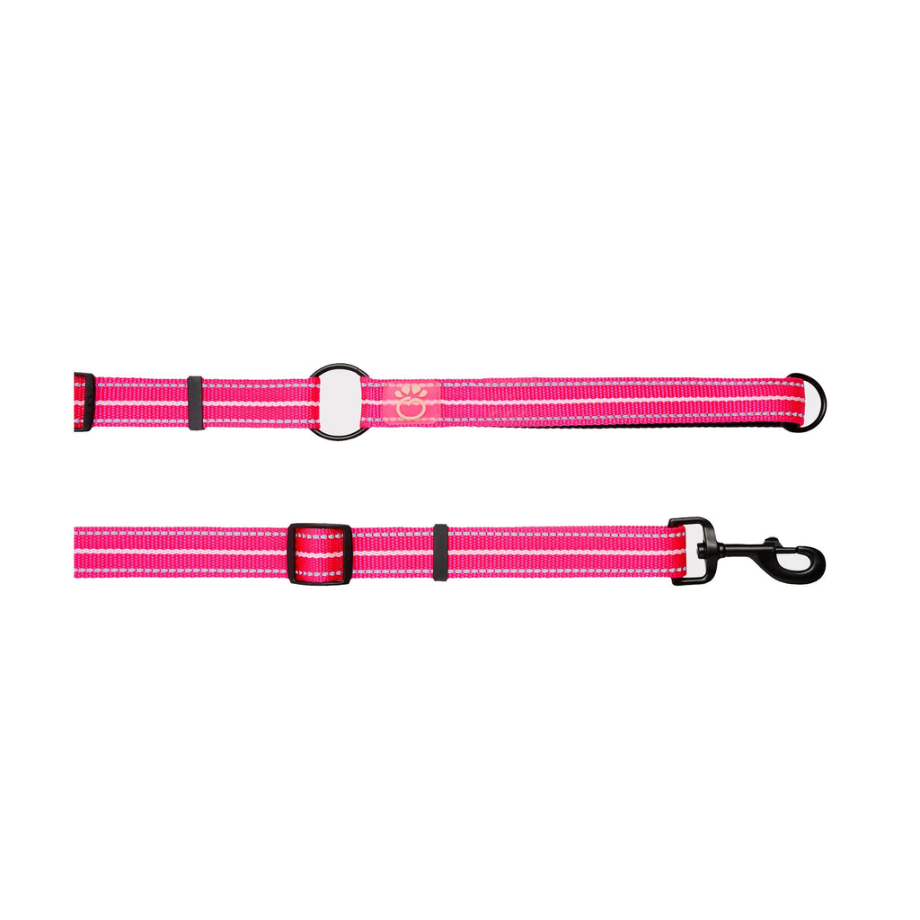 Reflective Leash - EEZY-6 - Neon Pink by GF Pet.us